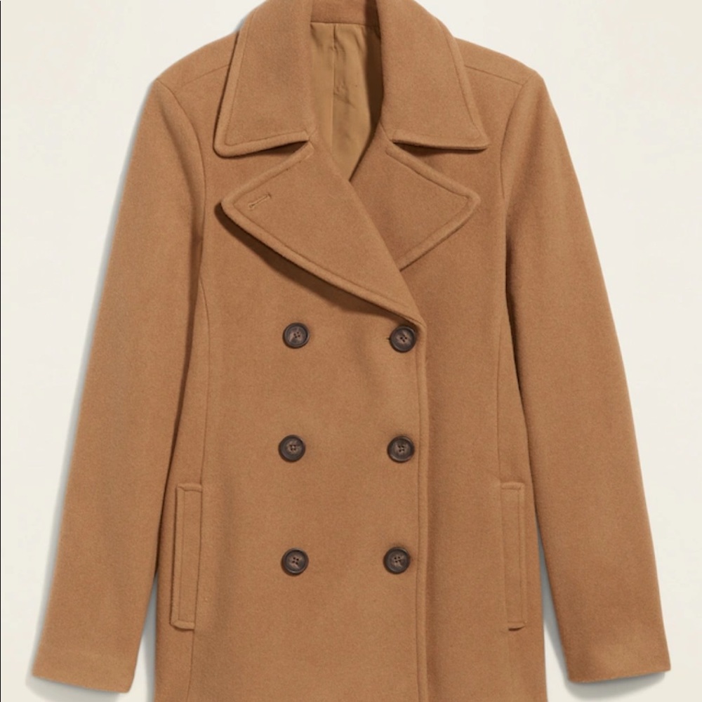Soft brushed peacoat XS